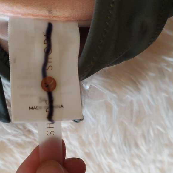 Shade & Shore Olive Green Bikini Top | 34D - Picture 9 of 10